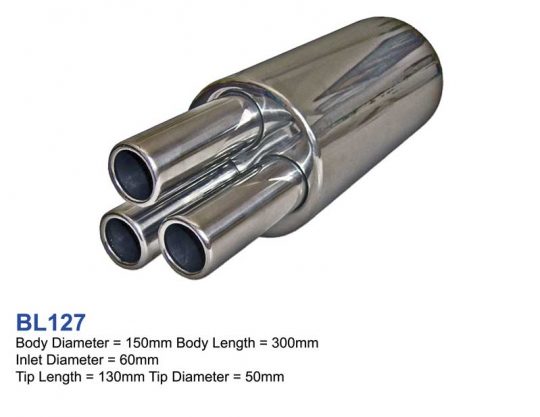 Exhaust Muffler backbox for Lexus Honda