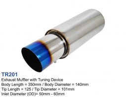 Exhaust Muffler with Tuning Device