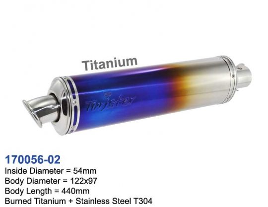 Motorcycle Exhaust Muffler Titanium