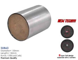 Catalytic Converter with Metallic Substrate EURO 6