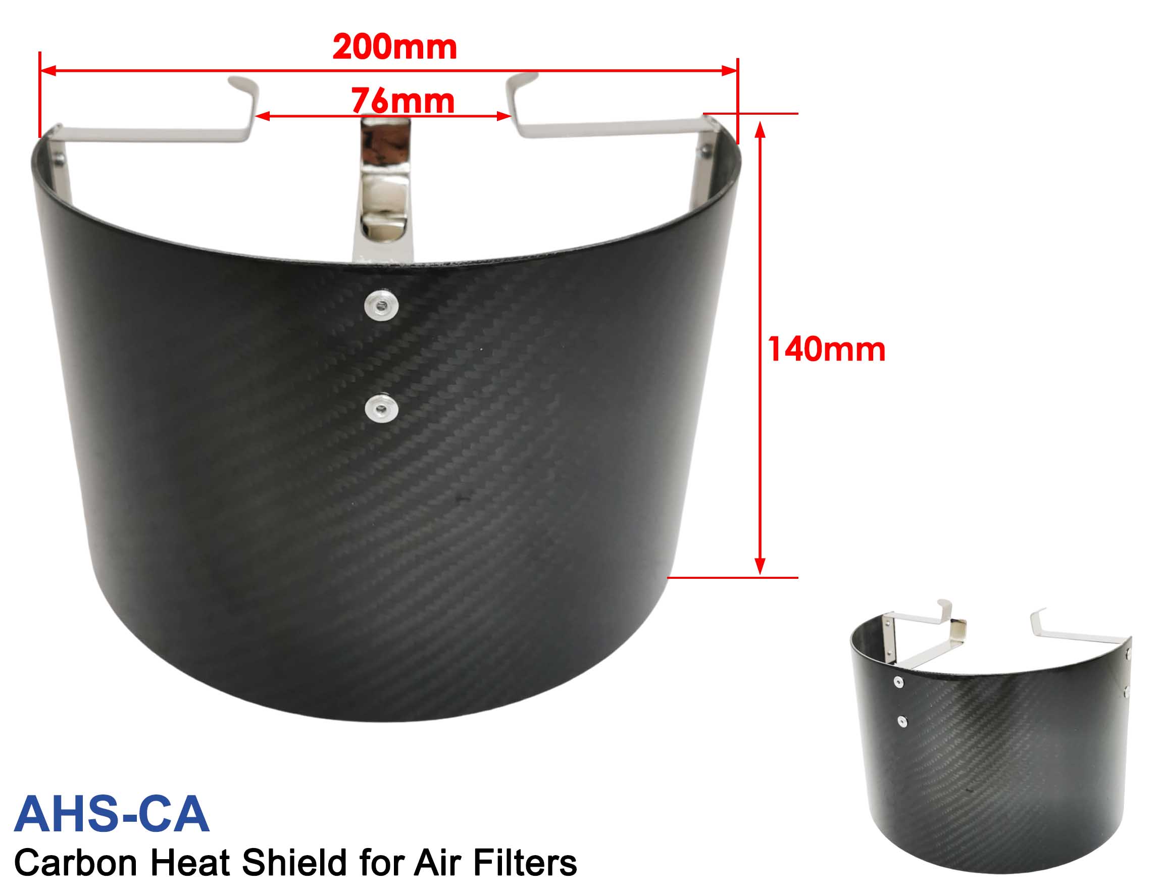 Carbon Air Filter Heat Shield
